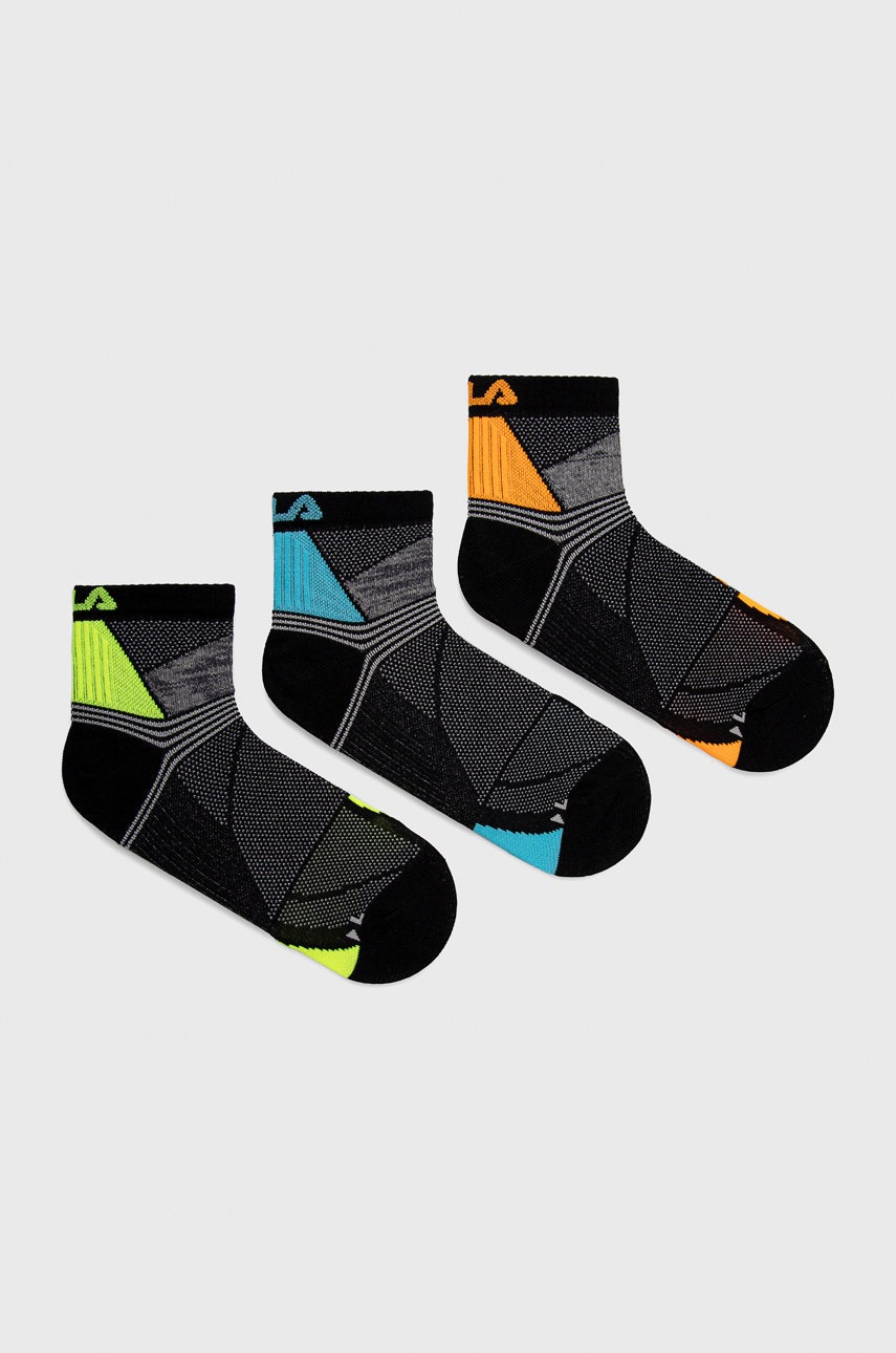 

Чорапи Fila (3-pack) в сиво, Сив
