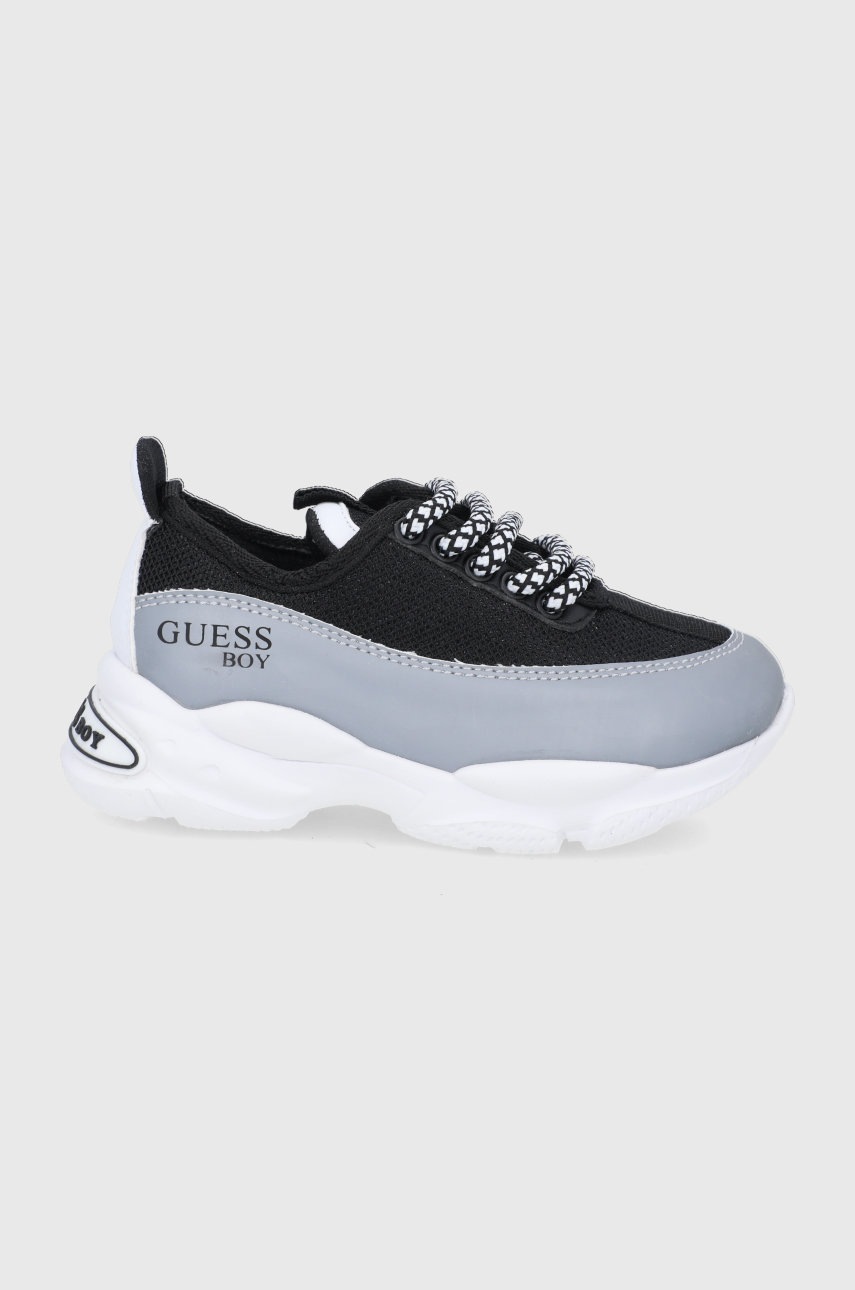 

Детски обувки Guess в черно, Черен
