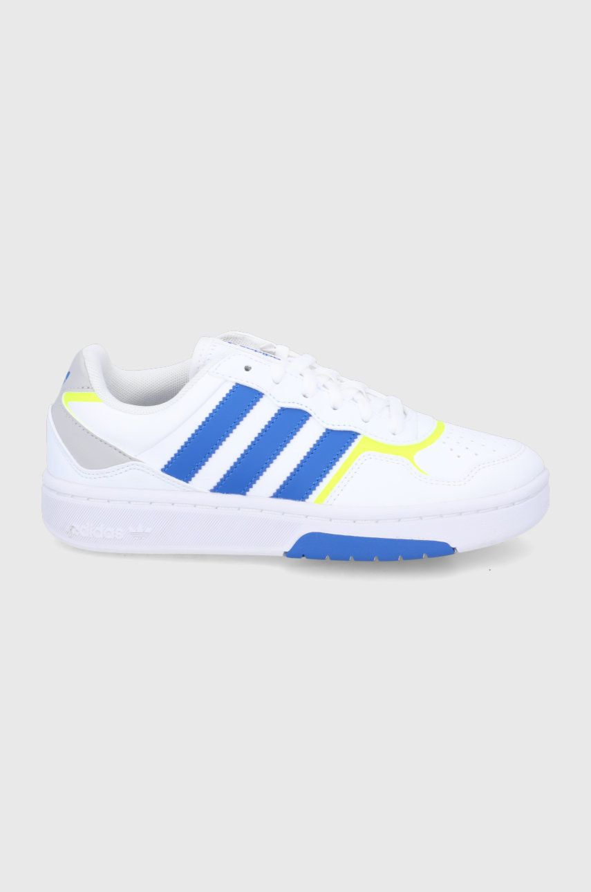 Levně Dětské boty adidas Originals GY3634 bílá barva