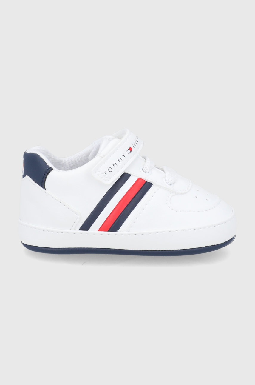

Бебешки обувки Tommy Hilfiger в бяло, Бял