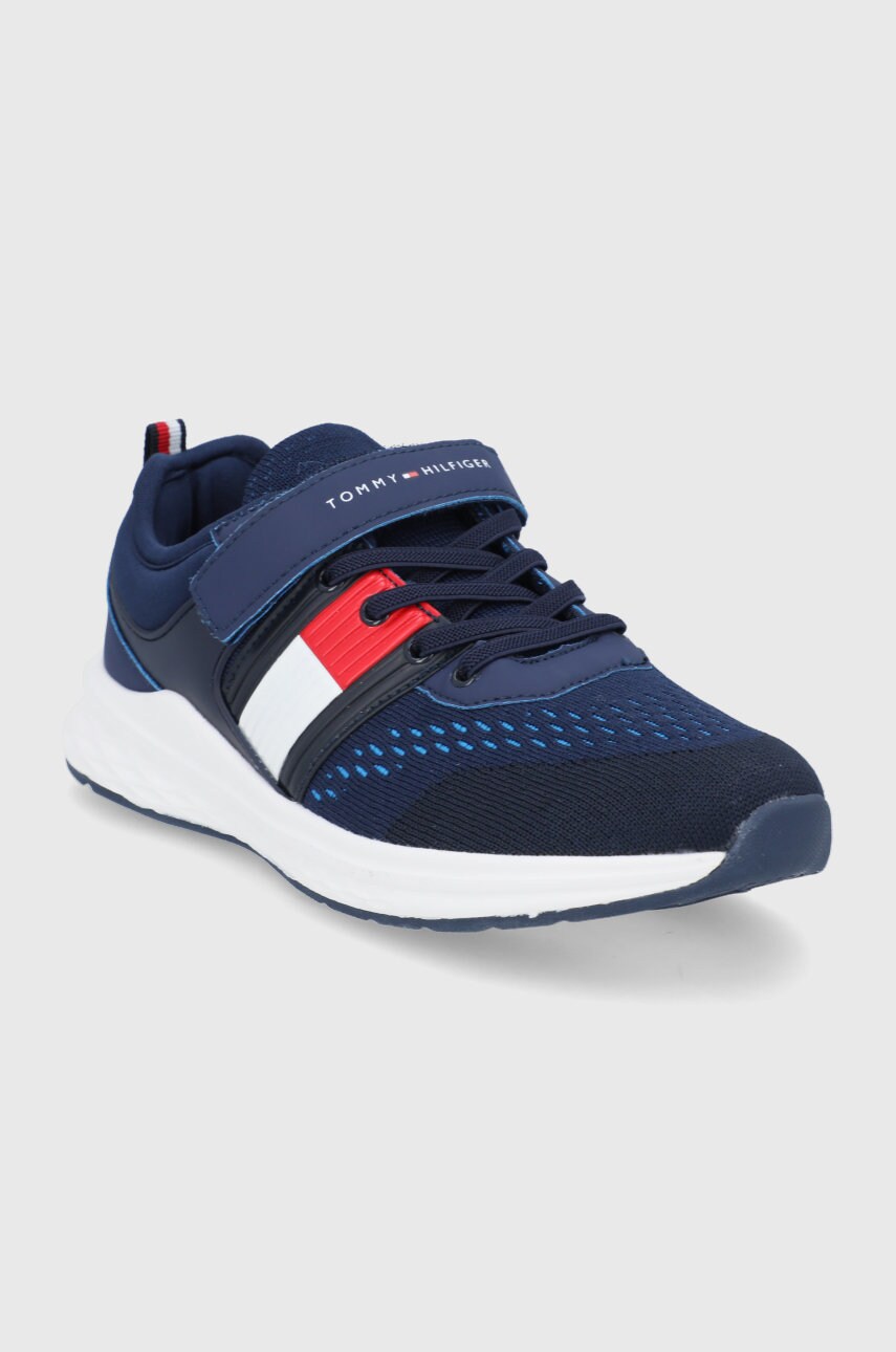 

Дитячі черевики Tommy Hilfiger колір синій