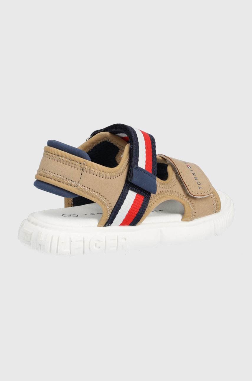 

Дитячі сандалі Tommy Hilfiger колір бежевий