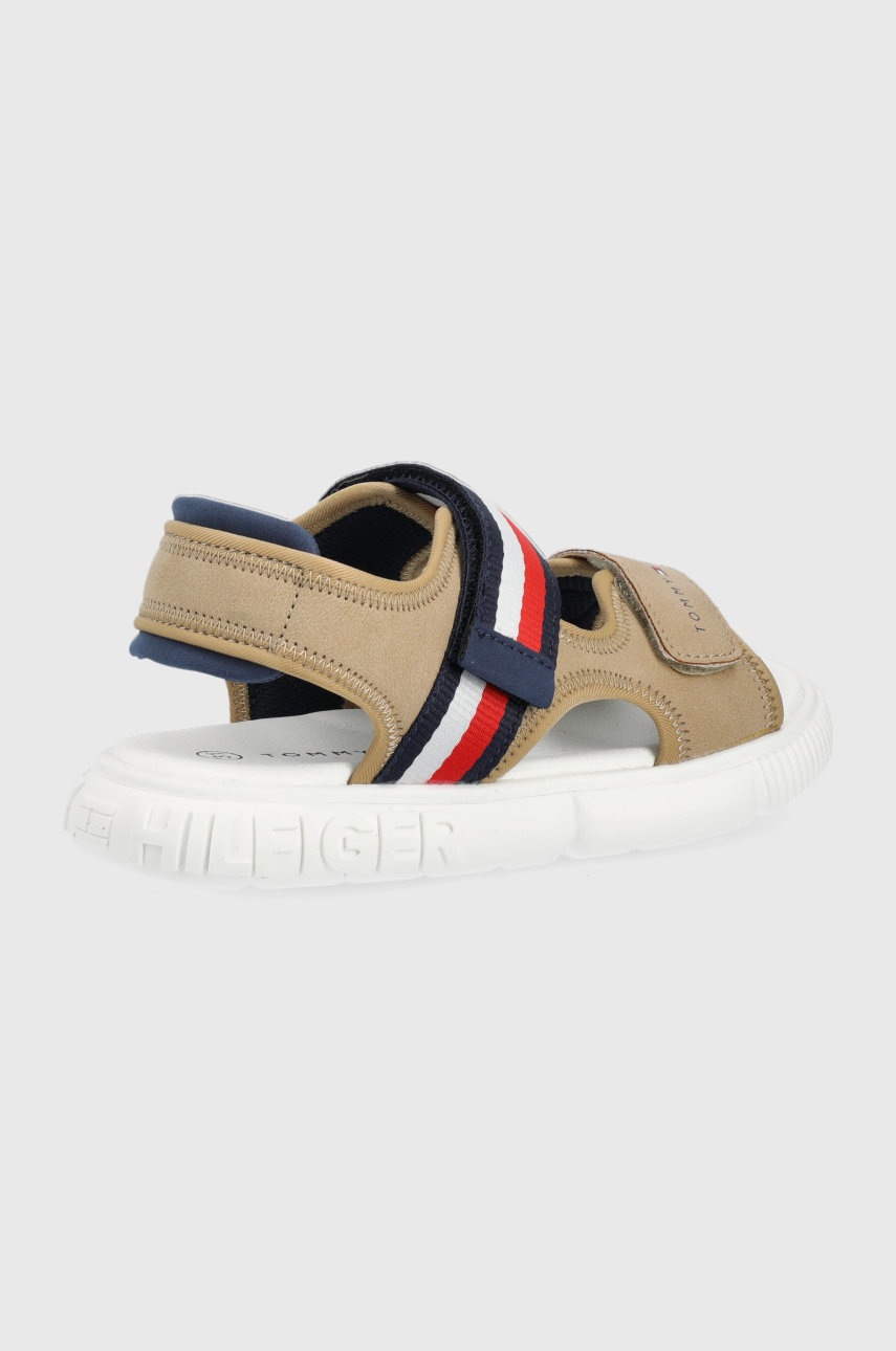 

Дитячі сандалі Tommy Hilfiger колір бежевий