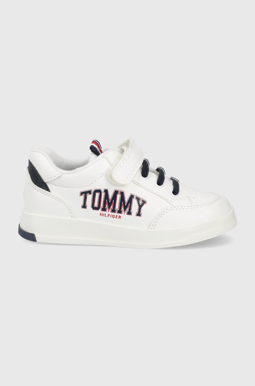 

Детски маратонки Tommy Hilfiger в бяло, Бял