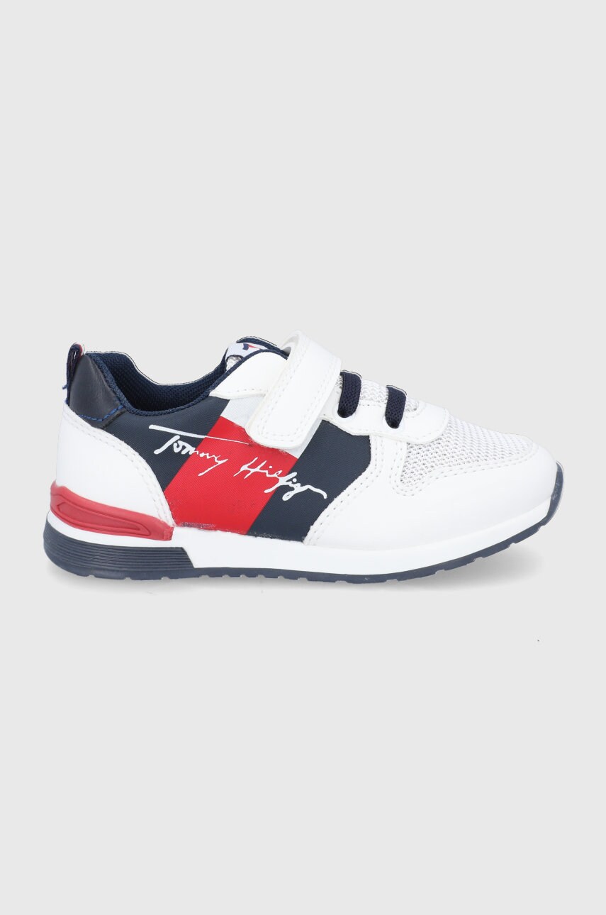 

Детски обувки Tommy Hilfiger в бяло, Бял
