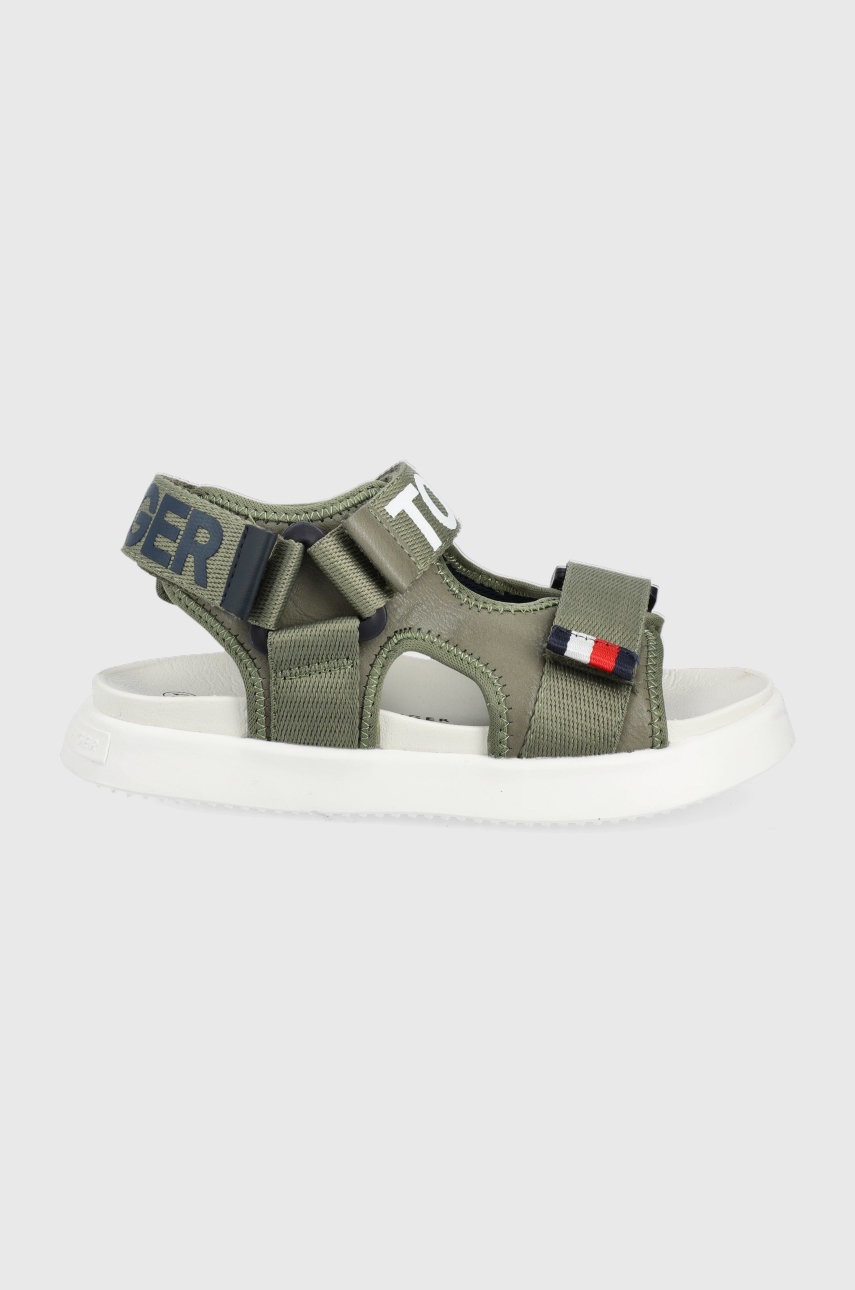 

Детски сандали Tommy Hilfiger в зелено, Зелен