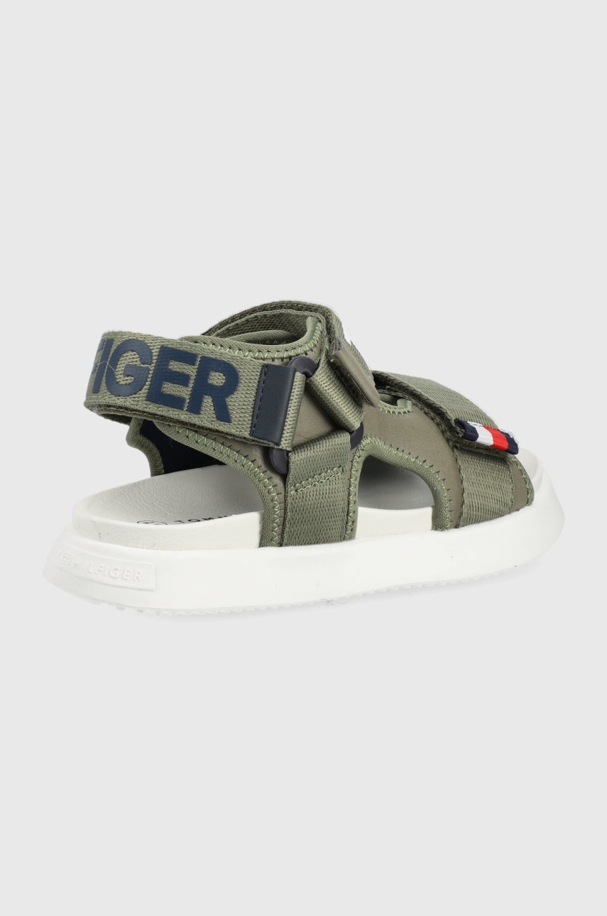 

Детские сандалии Tommy Hilfiger цвет зелёный