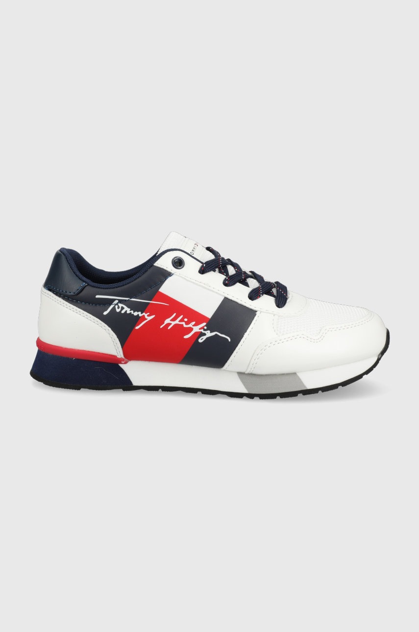 

Детски обувки Tommy Hilfiger в бяло, Бял