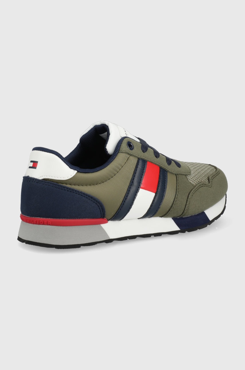 

Дитячі черевики Tommy Hilfiger колір зелений