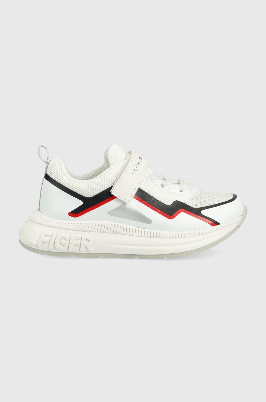 

Детски маратонки Tommy Hilfiger в бяло, Бял