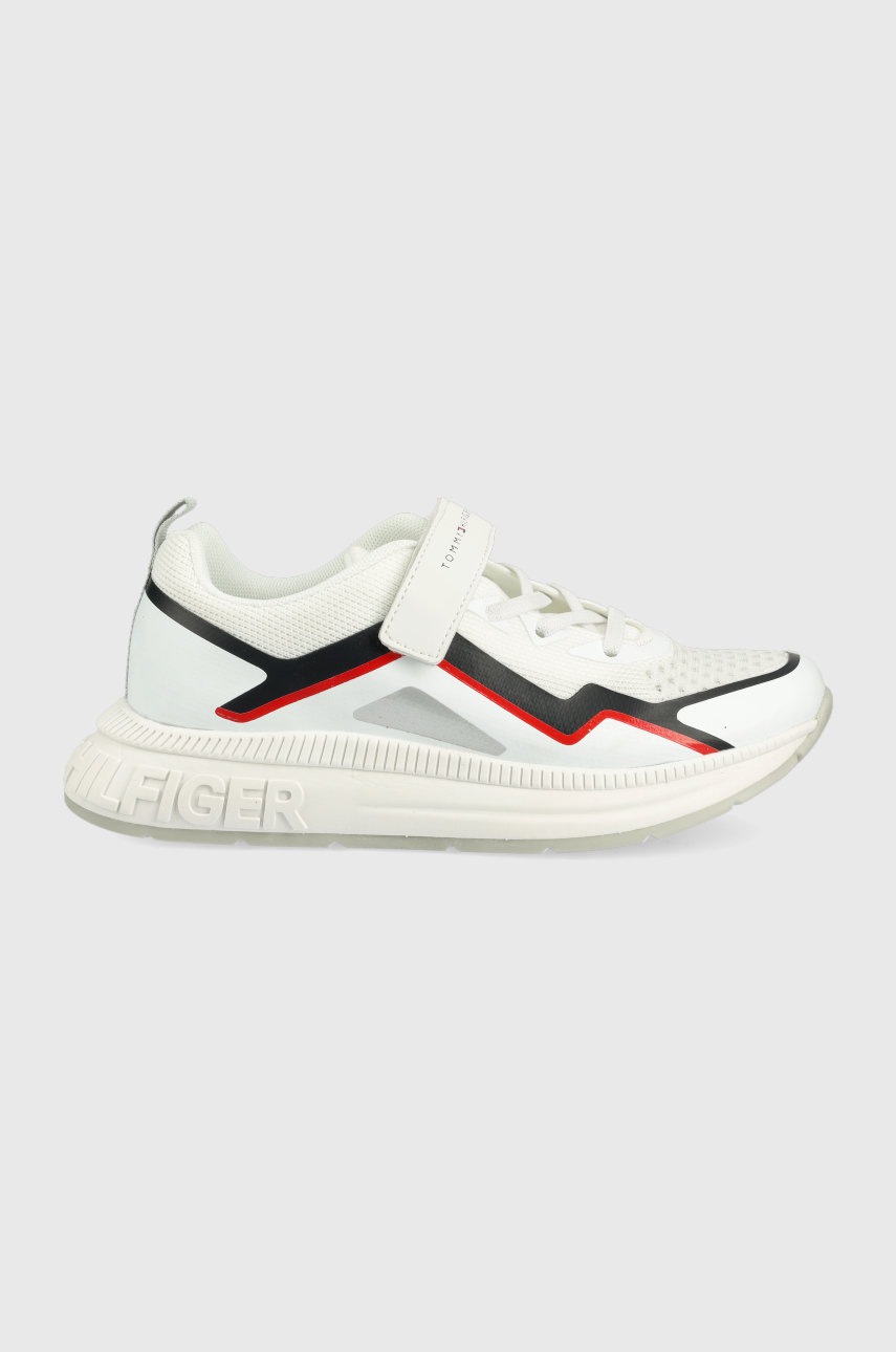 

Детски маратонки Tommy Hilfiger в бяло, Бял