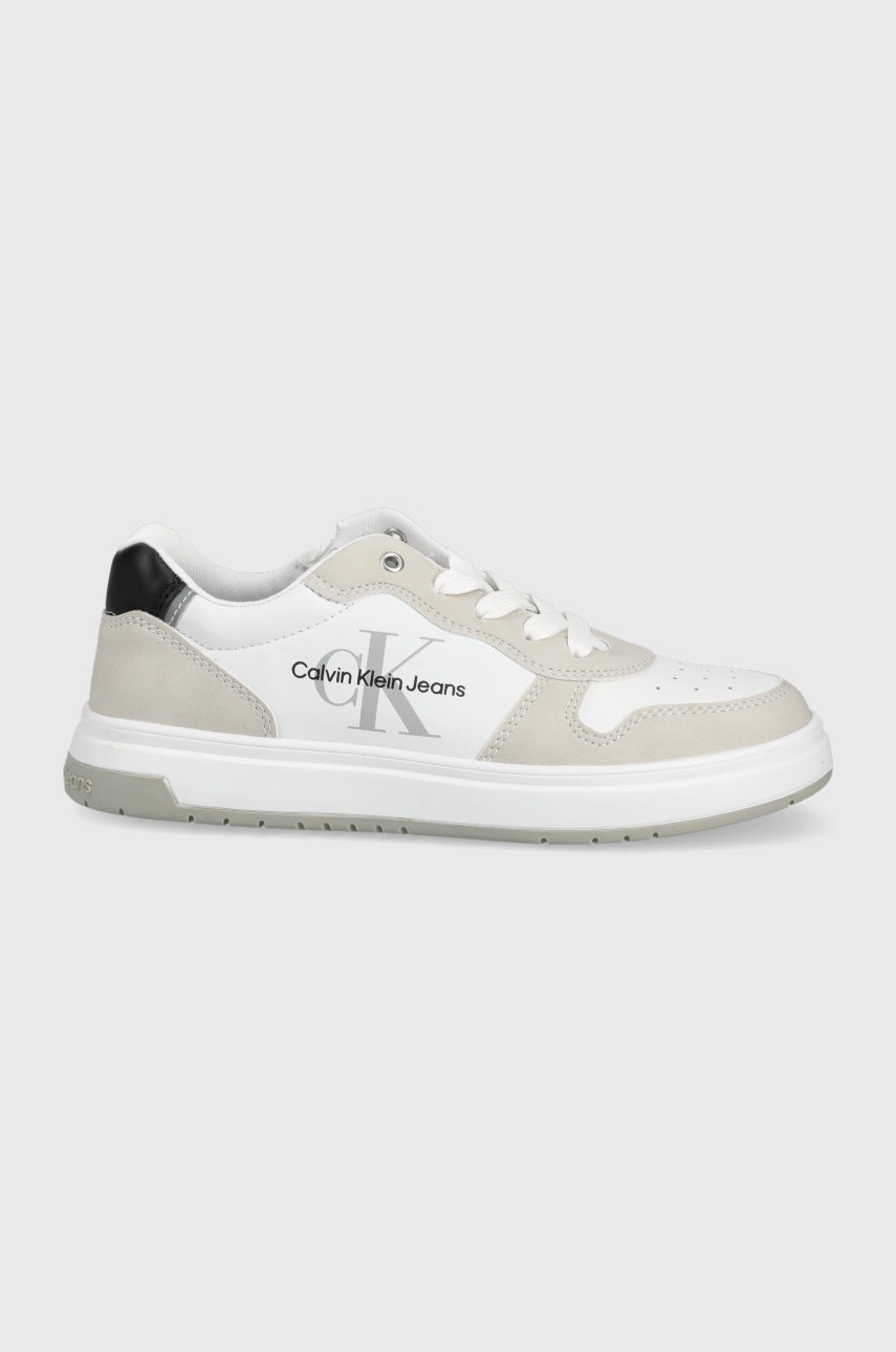 

Детски обувки Calvin Klein Jeans в бежово, Бежов