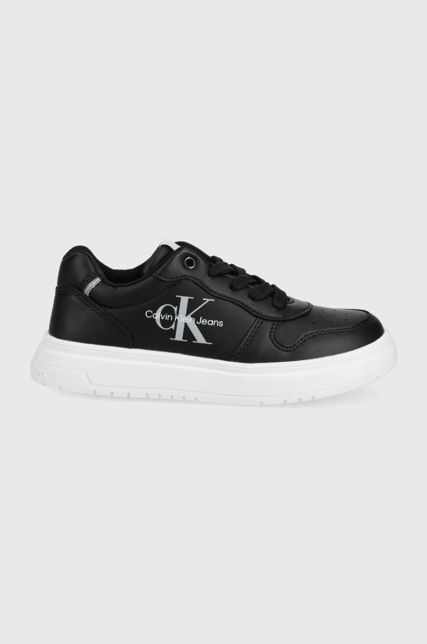 

Детски обувки Calvin Klein Jeans в черно, Черен