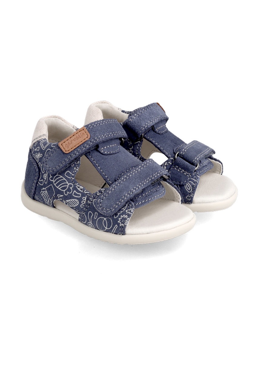 Детские кожаные сандалии Garvalin цвет синий в Сумах Детские кожаные сандалии Garvalin цвет синий в Сумах