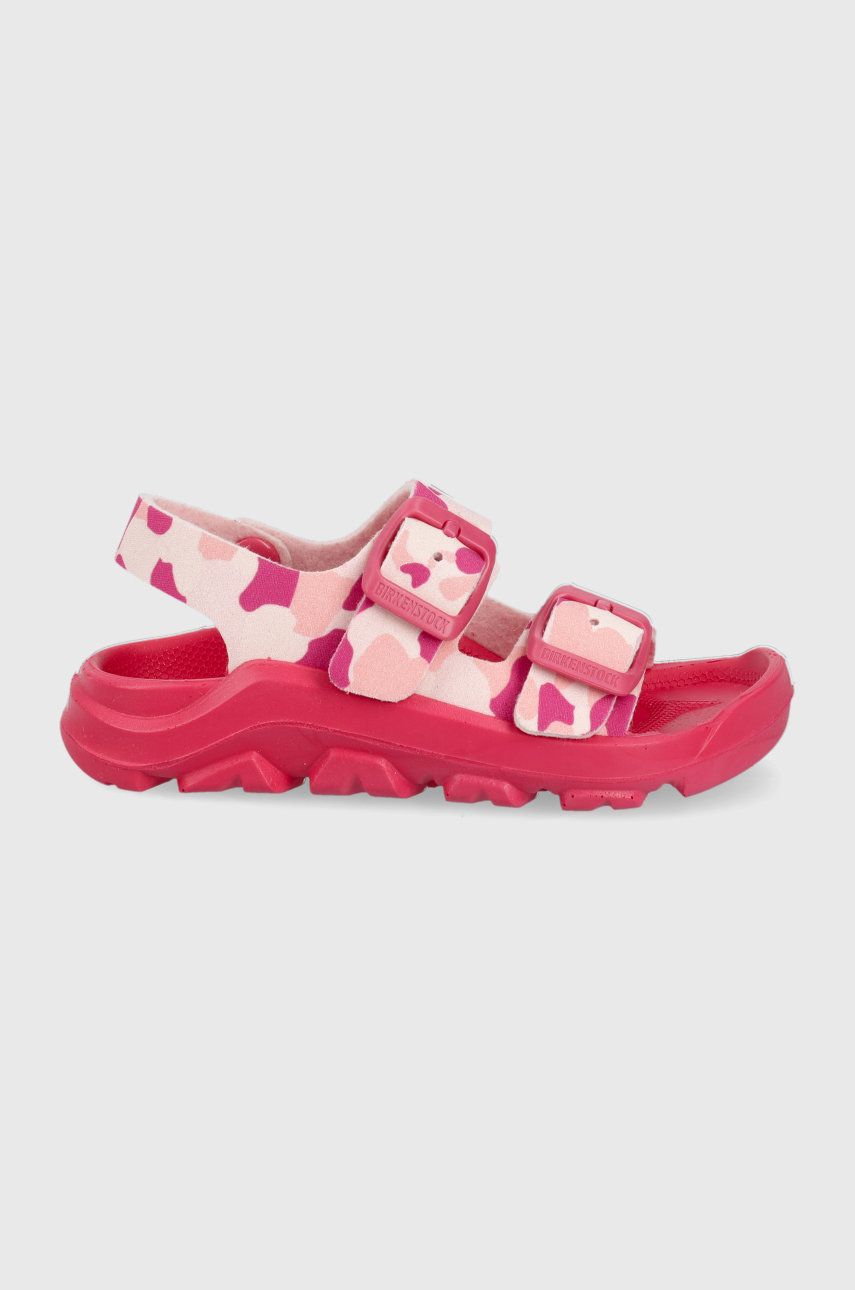 Levně Dětské sandály Birkenstock růžová barva