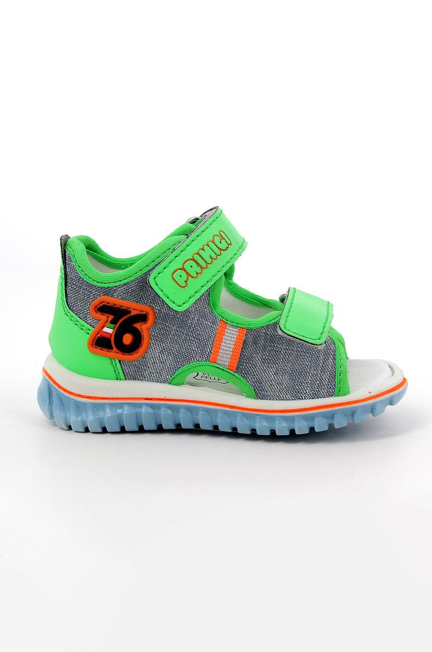 Dětské sandály Primigi zelená barva - zelená -  Svršek: Umělá hmota