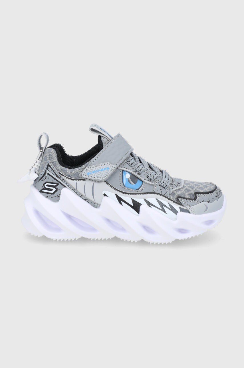 

Детски обувки Skechers в сиво, Сив