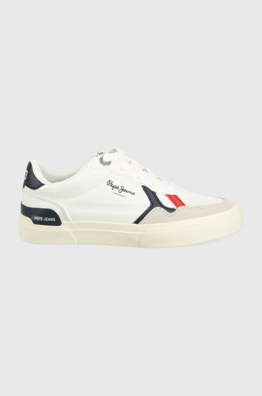 

Детски ниски кецове Pepe Jeans в бяло, Бял