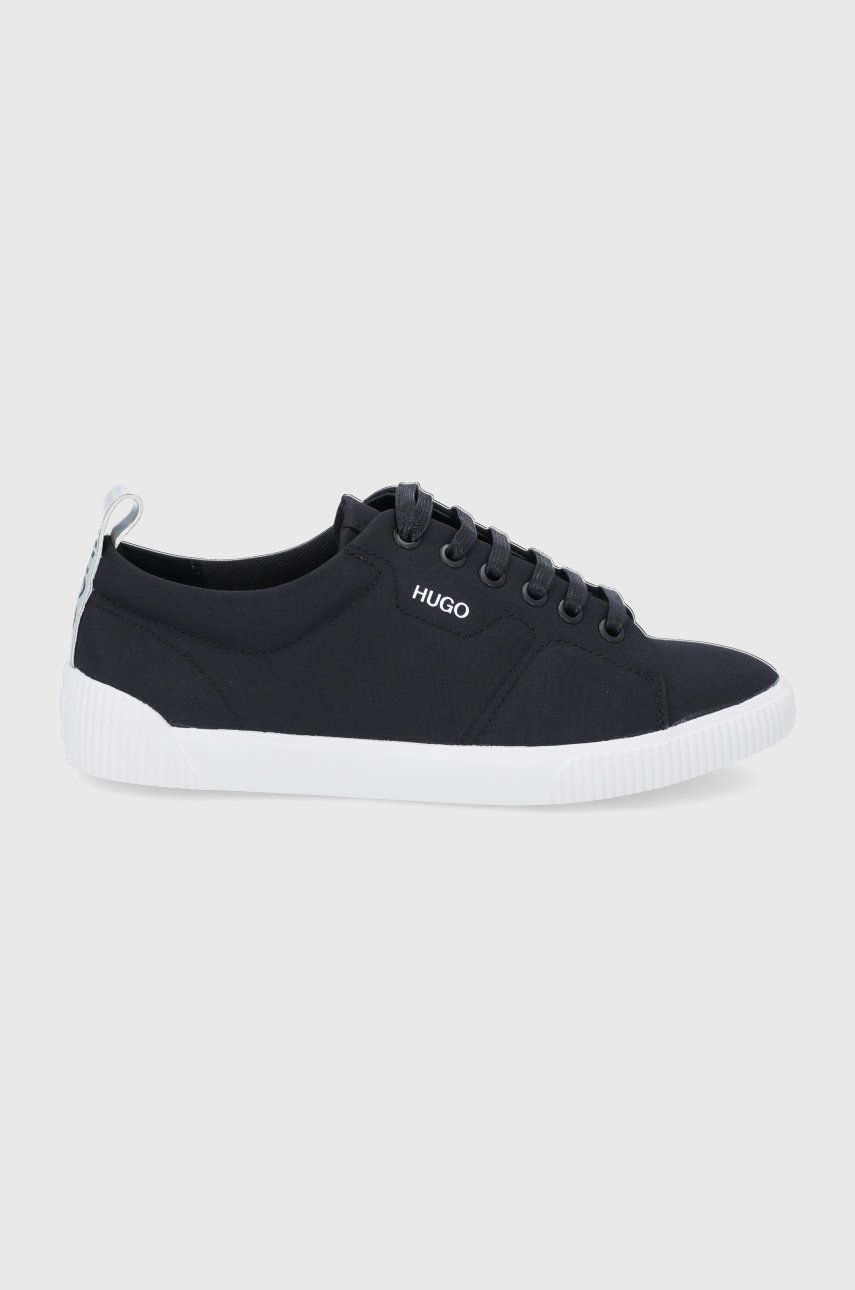 Hugo Pantofi culoarea negru, cu toc plat Answear 2023-09-27