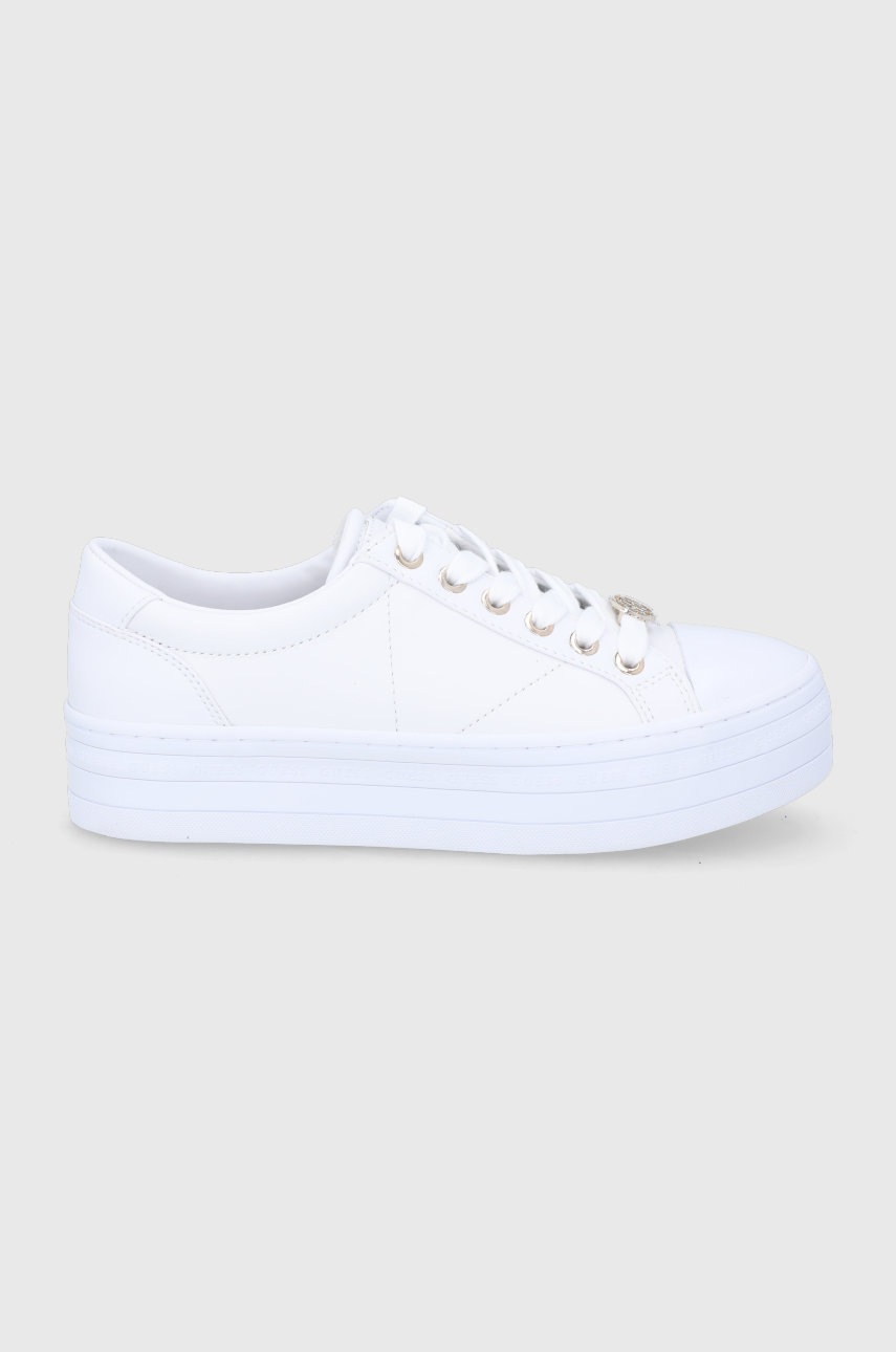 

Черевики Guess колір білий на платформі