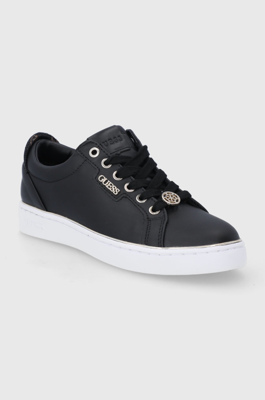 

Черевики Guess колір чорний на платформі