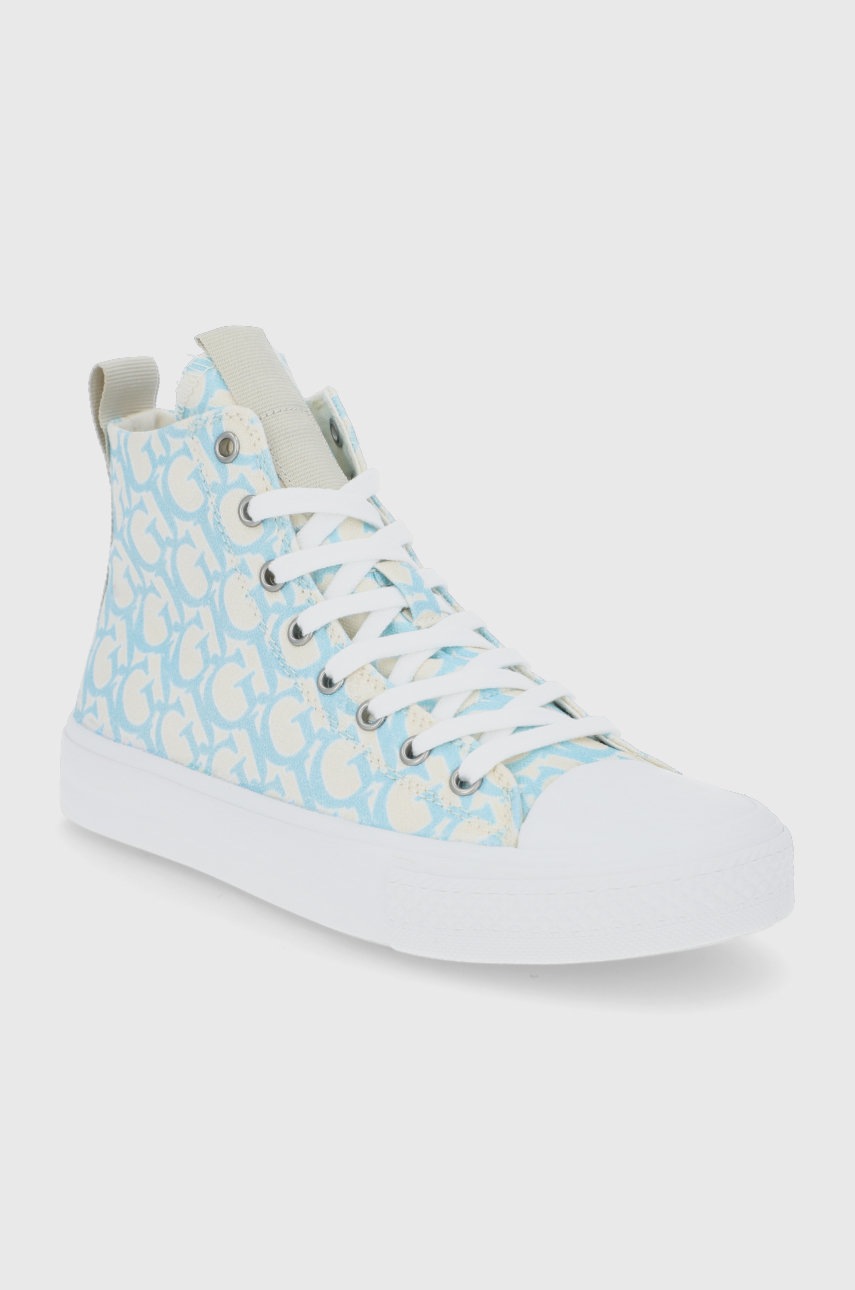 

Кеди Guess жіночі колір бірюзовий