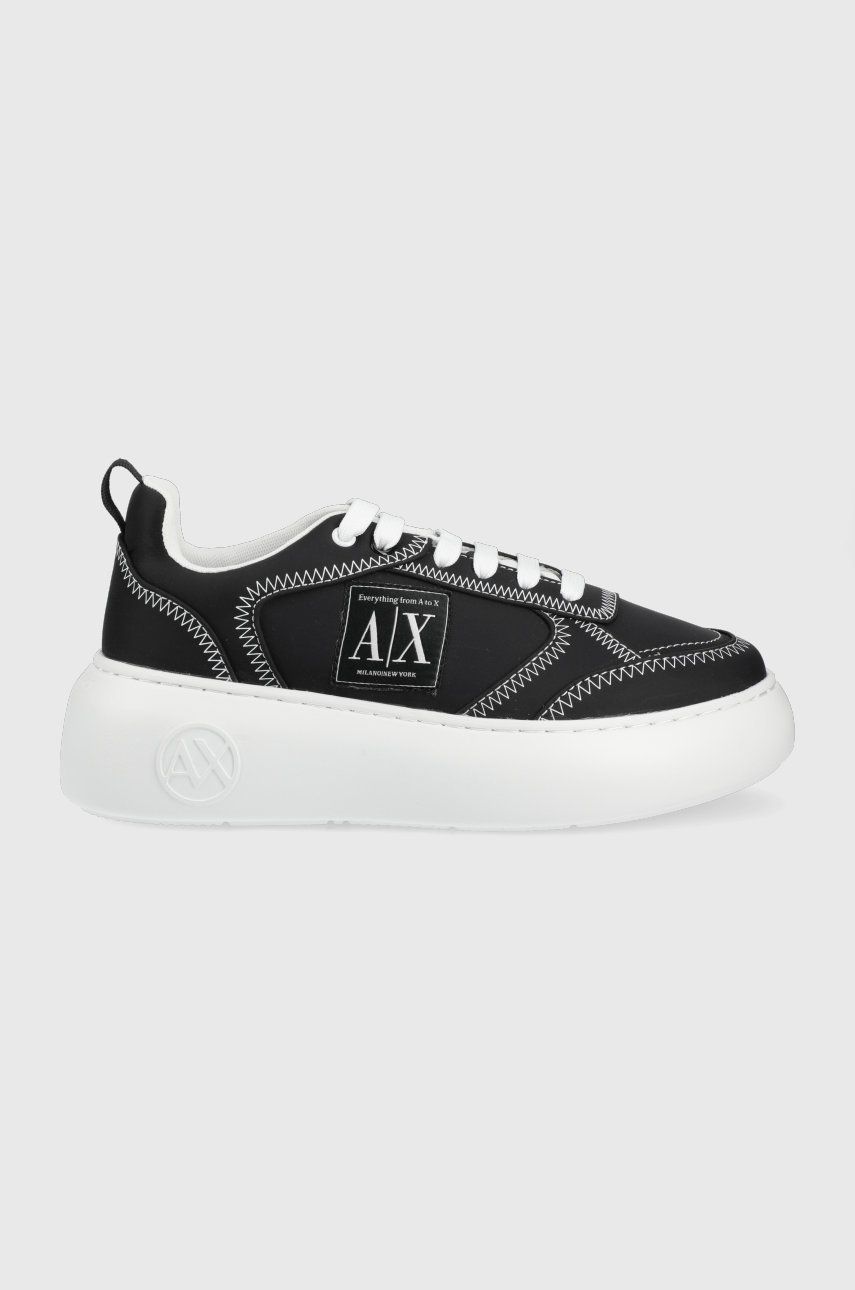 Armani Exchange sneakers culoarea negru answear.ro