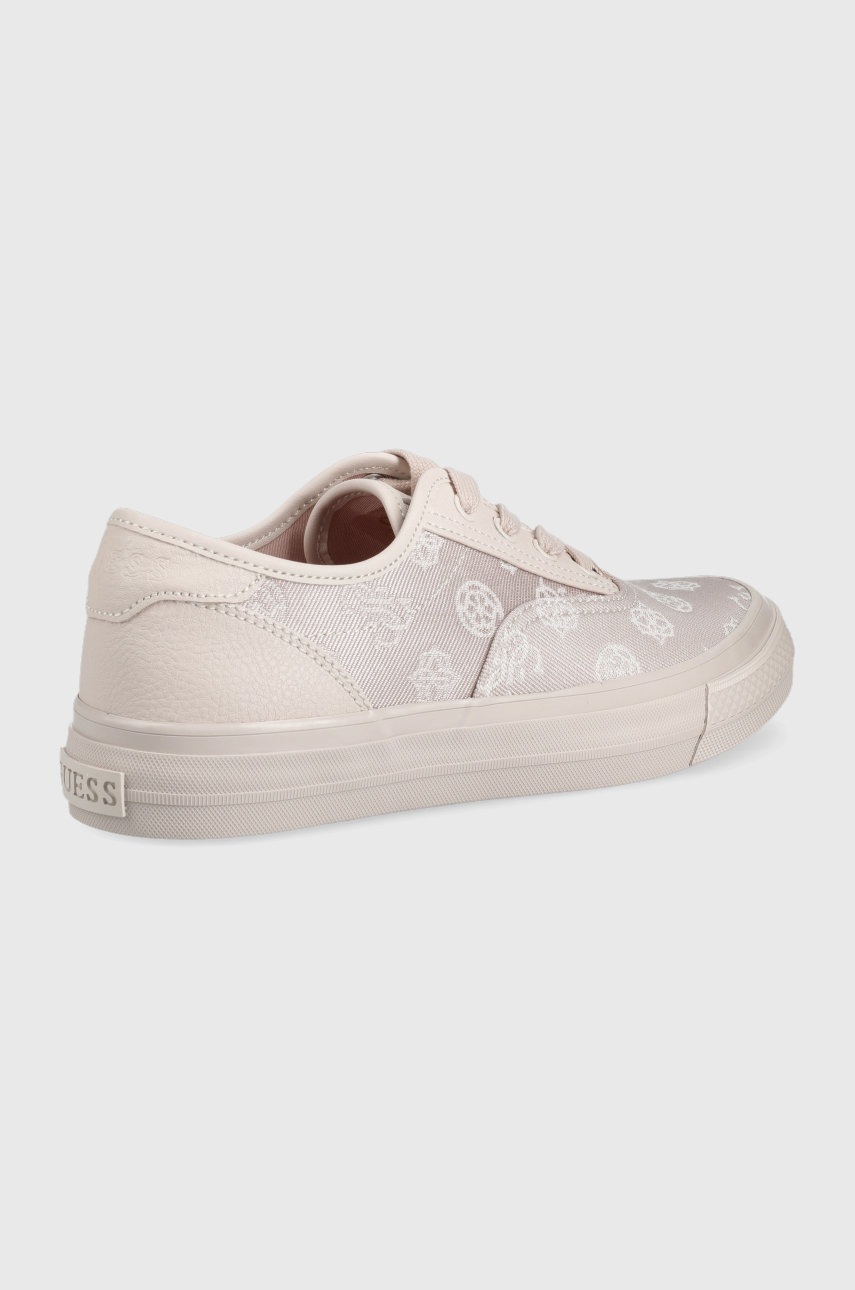 

Кеди Guess Perezz жіночі колір бежевий