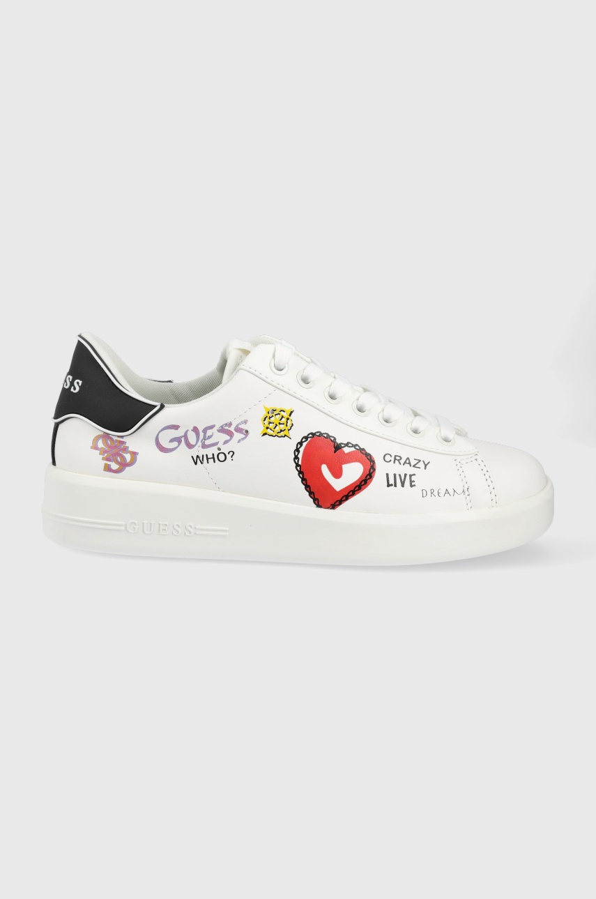 

Обувки Guess Rockies в бяло, Бял