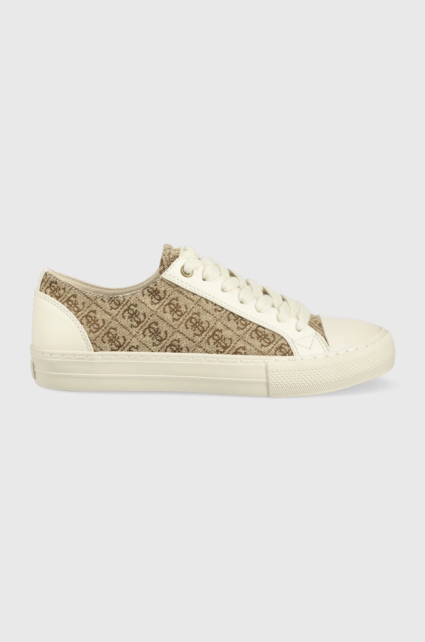 

Ниски кецове Guess Passit в бежово, Бежов