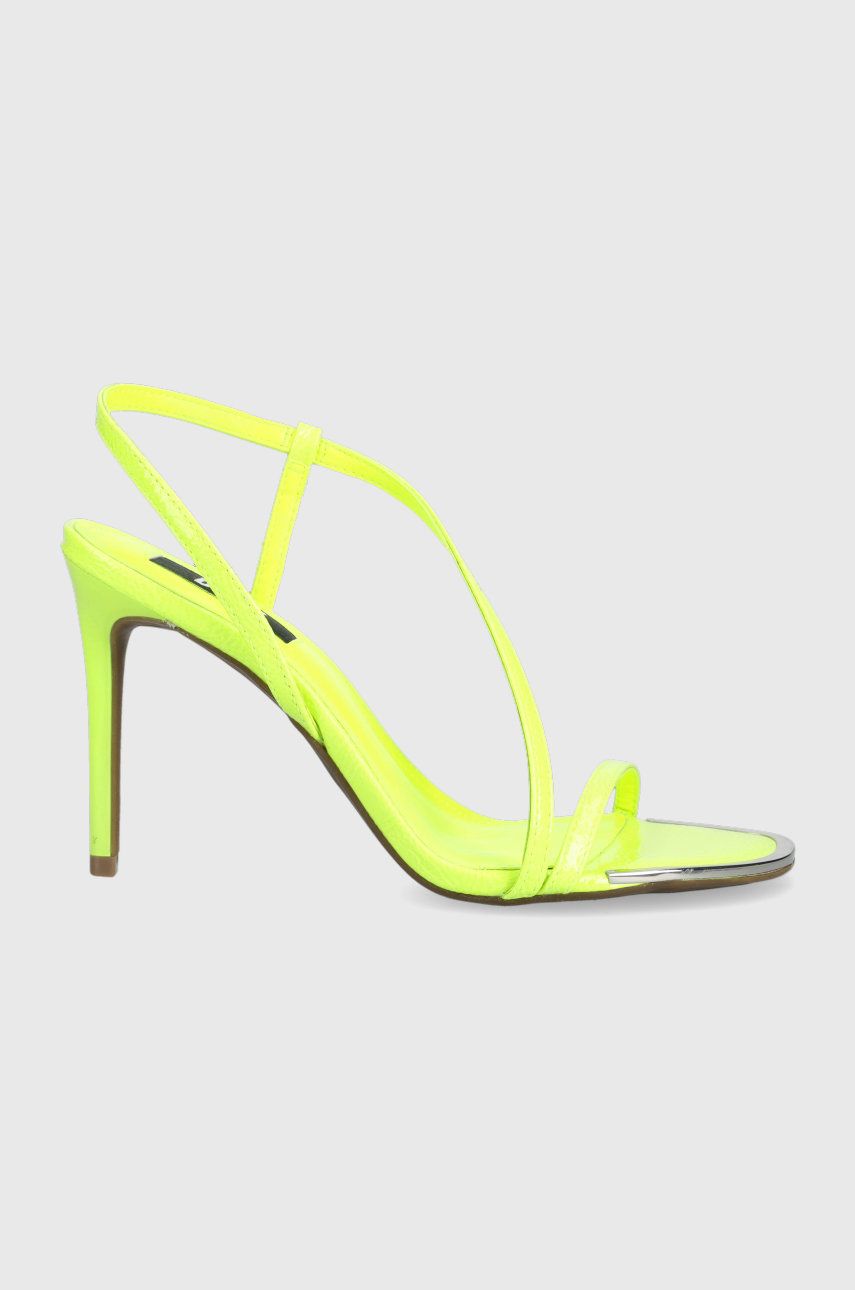 Dkny sandale Danielle culoarea verde answear.ro