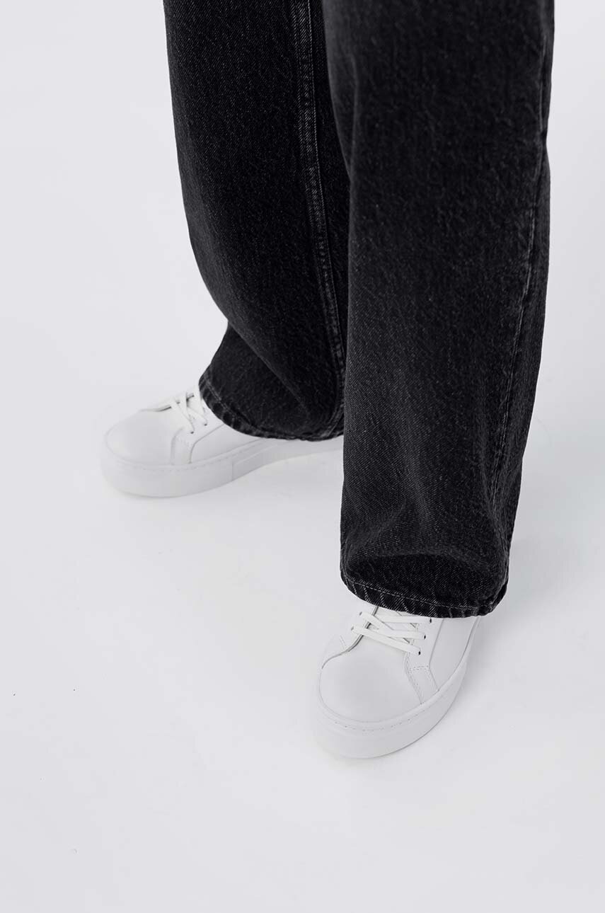Шкіряні кросівки Vagabond Shoemakers Zoe Platform колір білий 