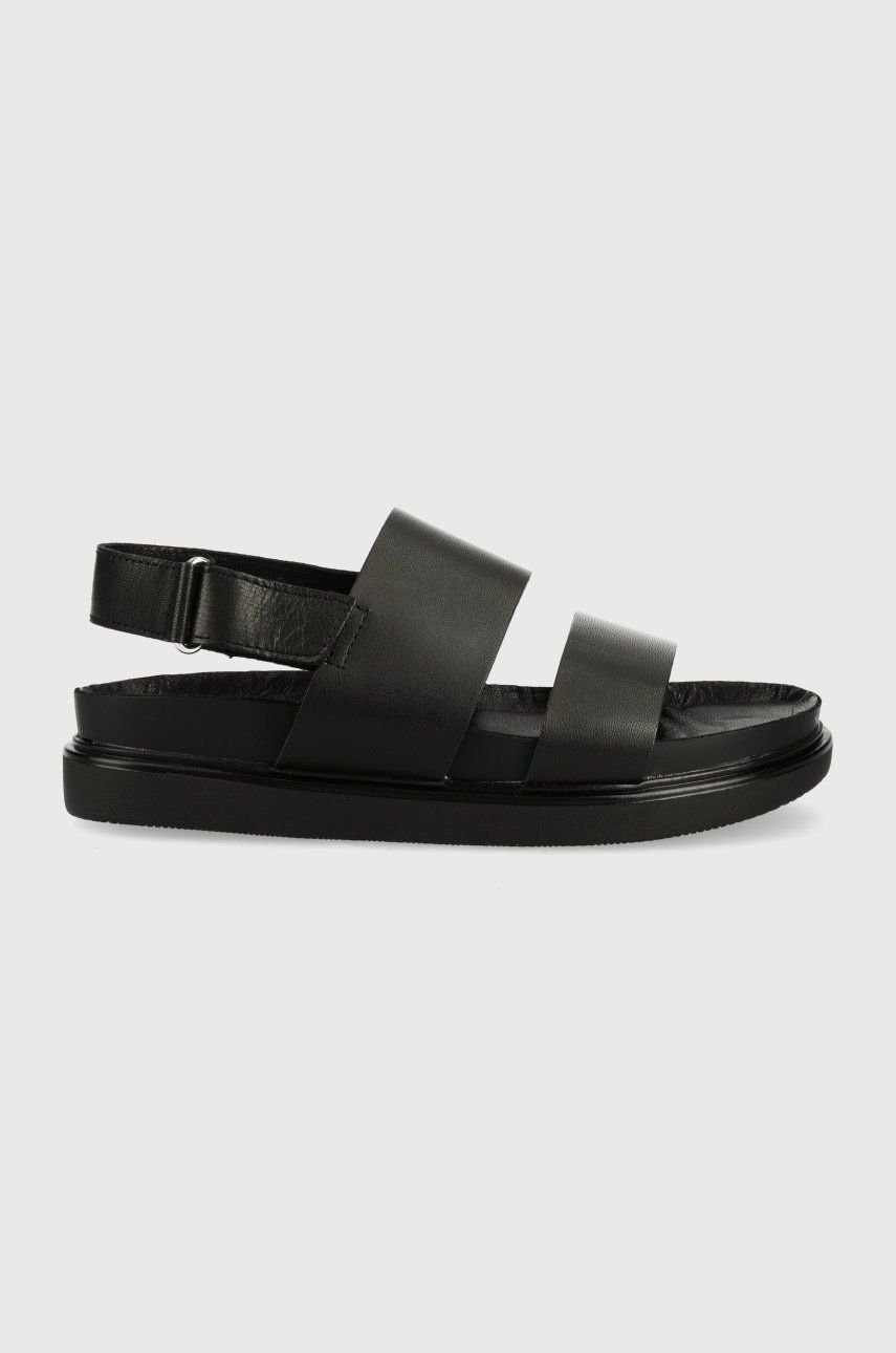Kožené sandály Vagabond Shoemakers Erin dámské, černá barva - černá -  Svršek: Přírodní kůže