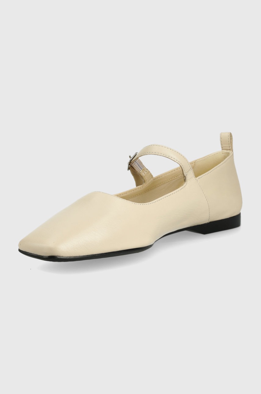 Vagabond Shoemakers Balerini De Piele Delia Culoarea Bej,