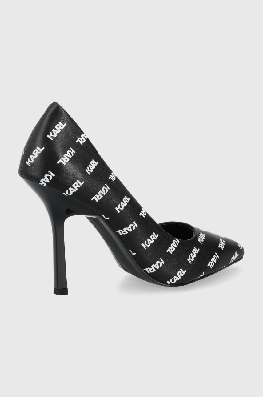 

Кожаные туфли Karl Lagerfeld Sarabande цвет чёрный