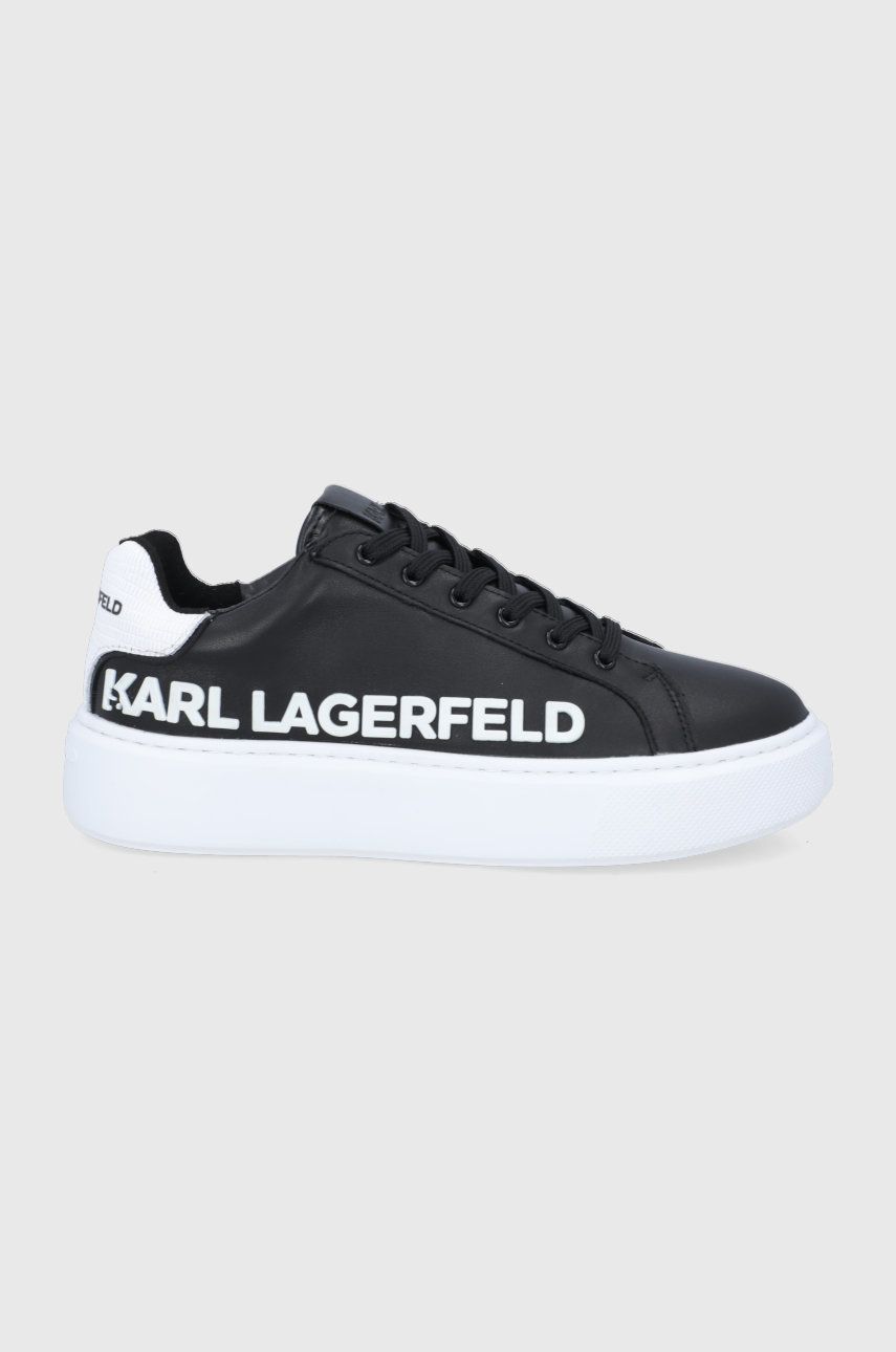 Levně Boty Karl Lagerfeld Maxi Kup černá barva