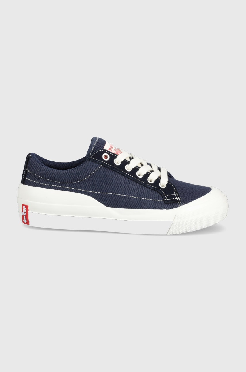 Levi's Tenisi Ls1 Low S Femei, Culoarea Albastru Marin