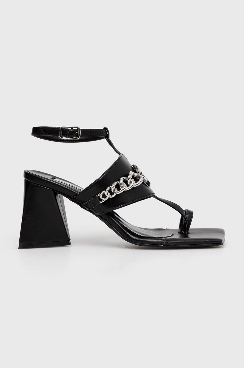 Karl Lagerfeld sandale Pyramide culoarea negru answear.ro imagine 2022 13clothing.ro