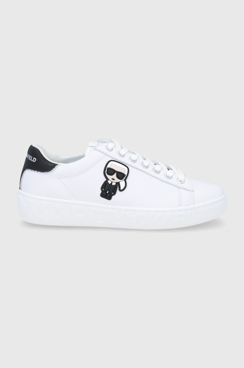 

Кожаные ботинки Karl Lagerfeld Kupsole Iii цвет белый