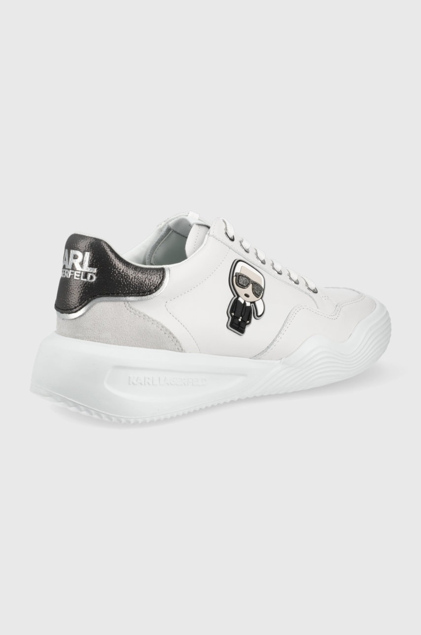 

Шкіряні черевики Karl Lagerfeld Kapri Run колір білий