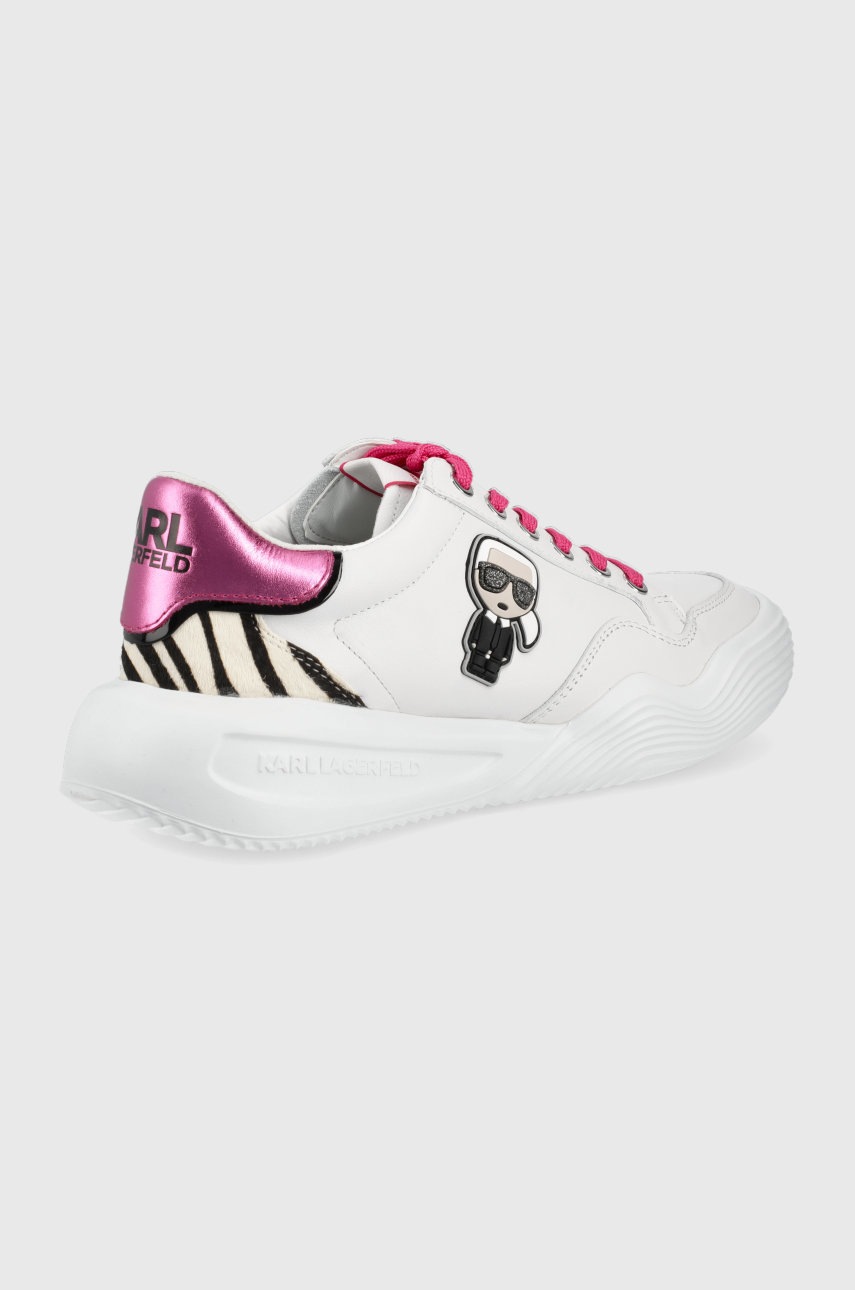 

Кожаные кроссовки Karl Lagerfeld Kapri Run цвет белый