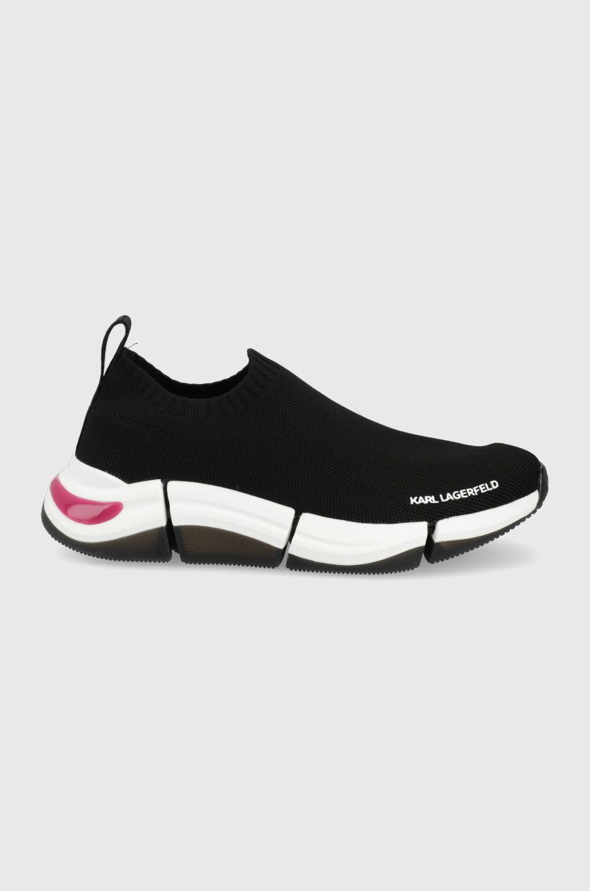 Karl Lagerfeld pantofi Quadra culoarea negru answear.ro imagine megaplaza.ro