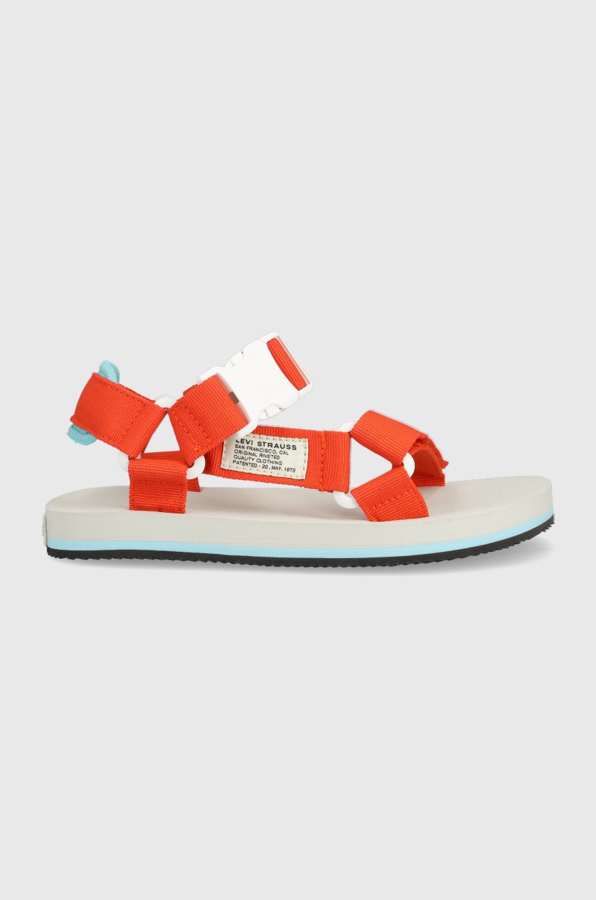 Levi's sandale tahoe refresh s femei, culoarea portocaliu