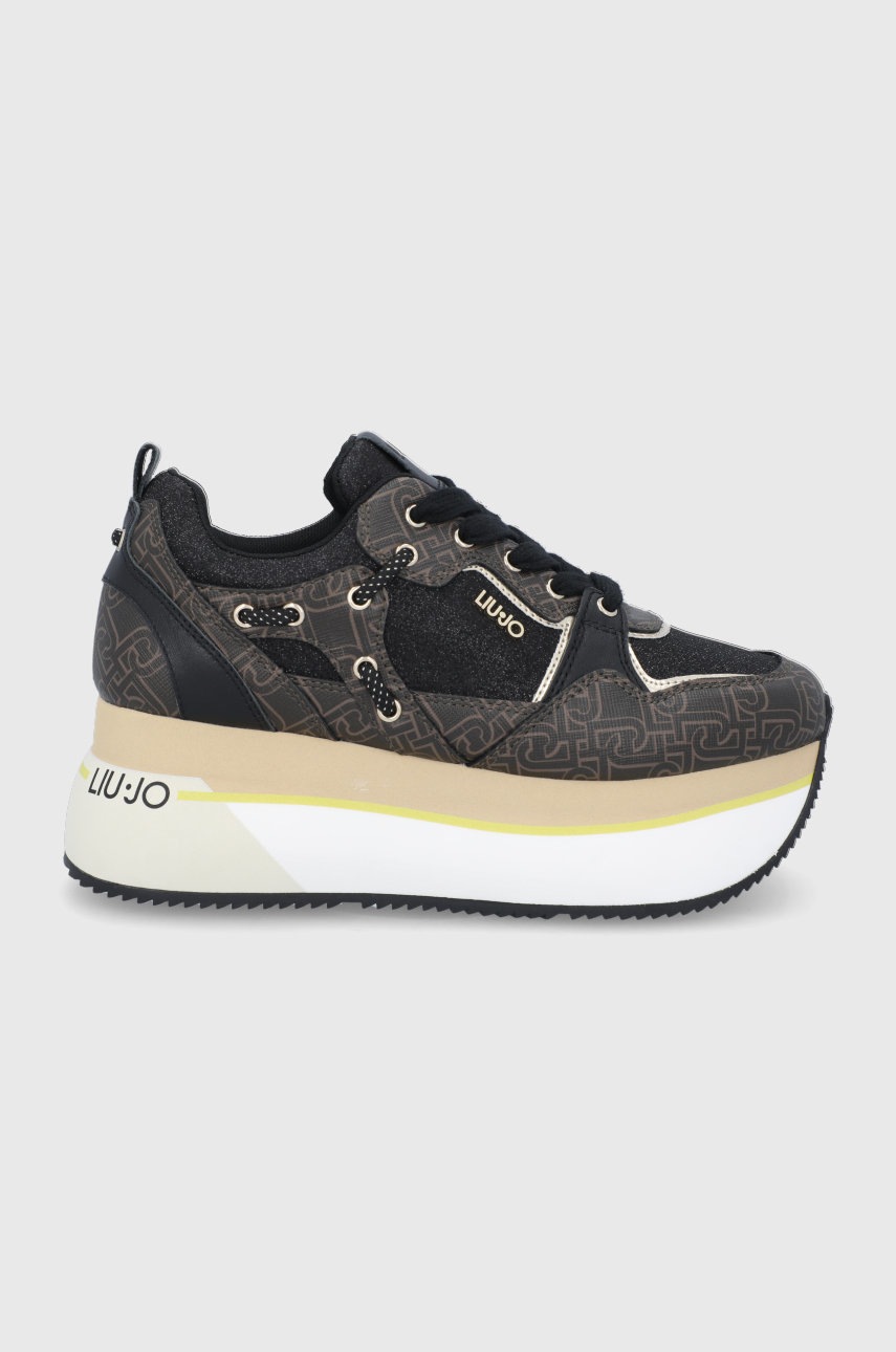

Обувки Liu Jo Liu Jo Super Maxi Wonder 5 в кафяво с платформа, Кафяв