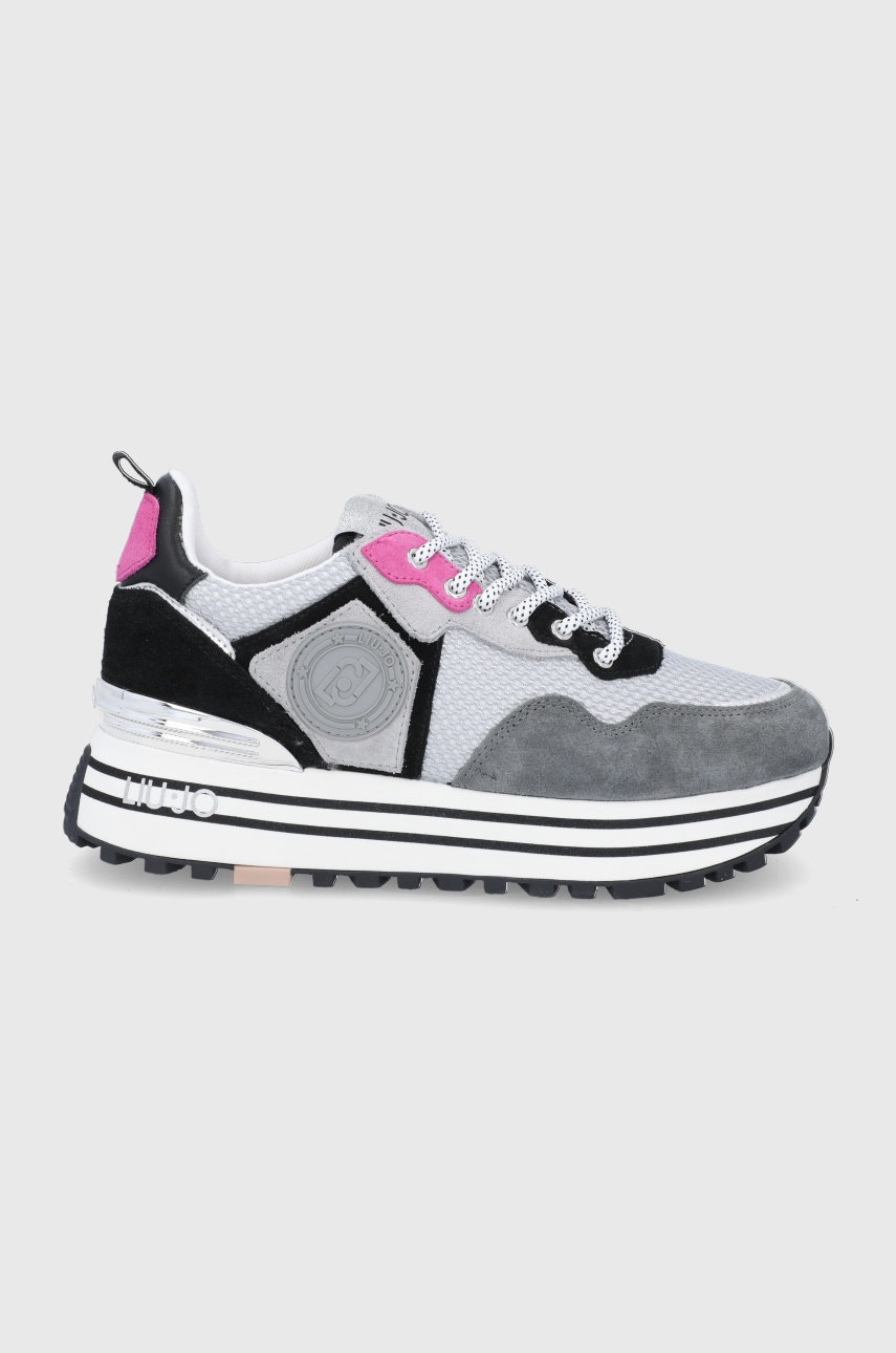 Liu Jo Buty Liu Jo Maxi Wonder kolor szary na platformie