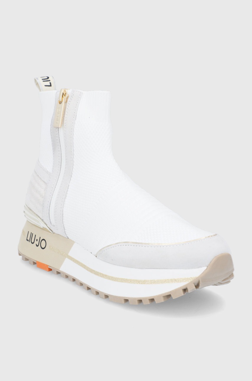 

Черевики Liu Jo Liu Jo Maxi Wonder  колір білий на платформі