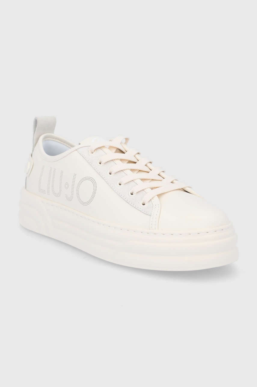

Черевики Liu Jo Cleo 1 колір бежевий на платформі