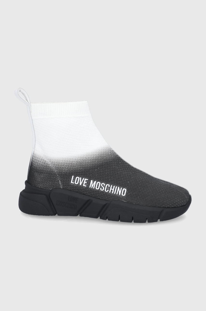 Levně Boty Love Moschino černá barva