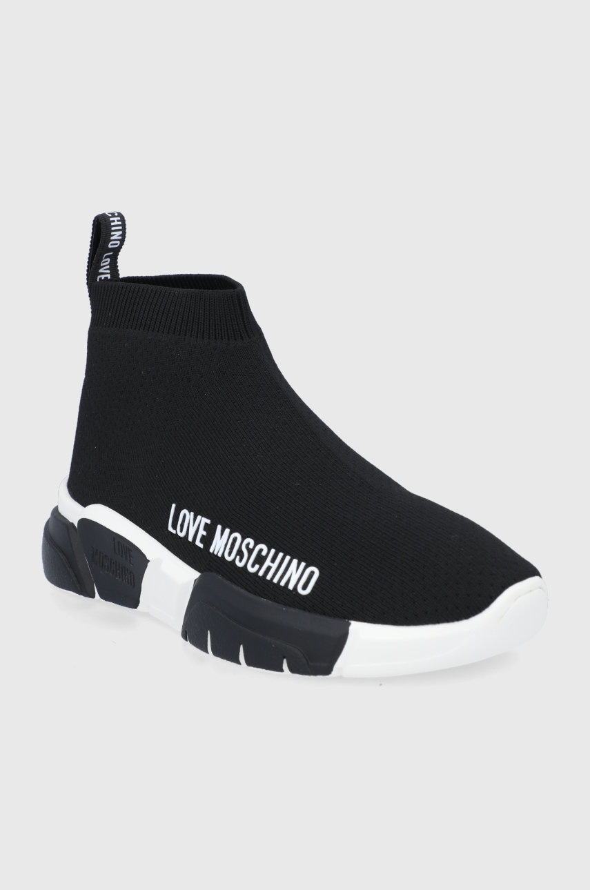 

Ботинки Love Moschino цвет чёрный на платформе