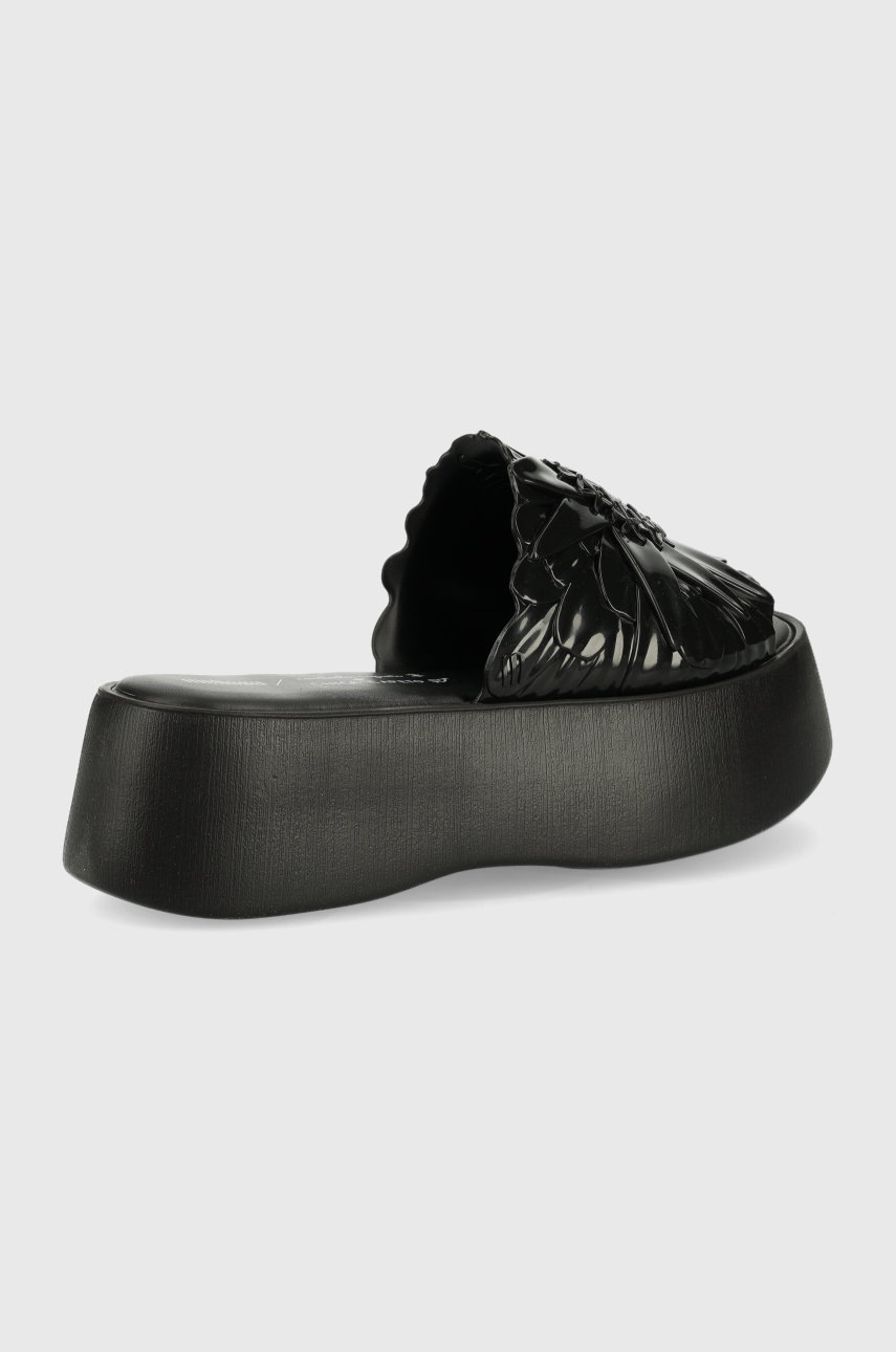 

Шлепанцы Melissa Becky Panc женские цвет чёрный на платформе